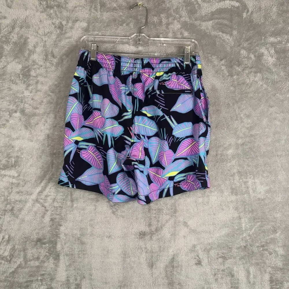 Chubbies The Fluorescent Funk Swim Trunks Mens Medium Multi Floral Mesh Lined
